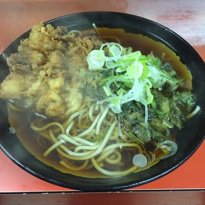 「ゲソ春菊（￥370）」@六文そば 人形町店の写真