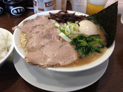 「チャーシュー麺＋味玉＋ライス   1100円」@うまいヨ ゆうちゃんラーメンの写真