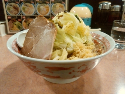 「【キャベふじ麺(中盛・250g・醤油)780円】→700円」@特級豚骨 中華そば湊生の写真