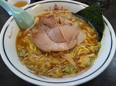 「ニンニクラーメン　（大盛り）」@ハルピンラーメン 松本並柳店の写真
