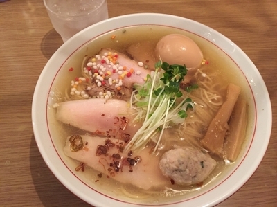 「特製地球の塩そば 大盛」@地球の中華そばの写真