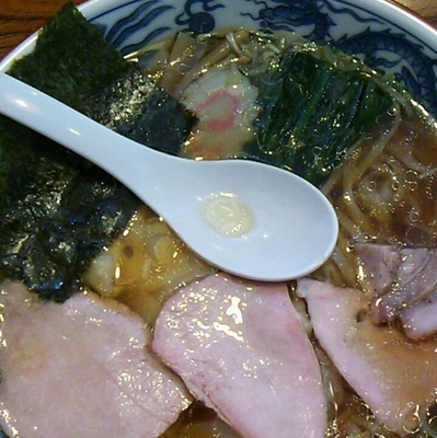 「ワンタンメン」@白河手打中華 賀乃屋の写真