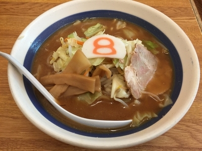 「野菜らーめん_味噌」@8番らーめん 飯田インター店の写真