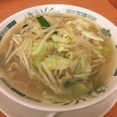 「野菜たっぷりタンメン（￥500）」@熱烈中華食堂 日高屋 阪急大井町ガーデン店の写真