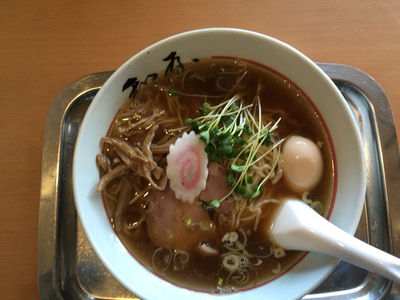 「味付玉子らーめん（中）930円」@魚介醤油らーめん 和屋の写真