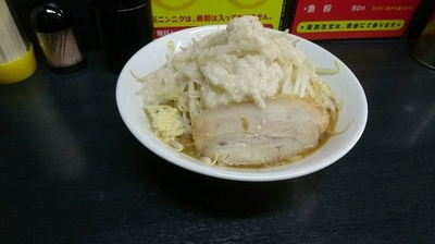 「ラーメン(並)脂マシ、ニンニクちょい」@ハングリーピッグの写真