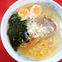 塩ラーメン＋煮玉子