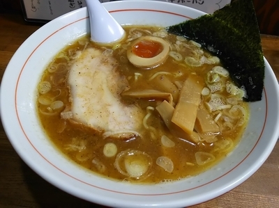 「煮干し中華そば（中細ちぢれ麺）」@らーめん井出軒の写真