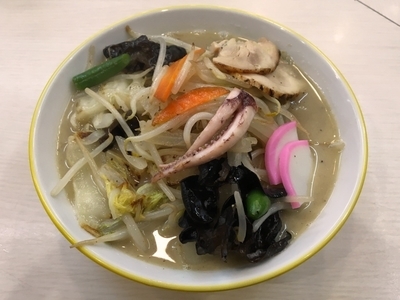 「横濱鶏チャンポン 820円」@日の出らーめん 炎上の写真