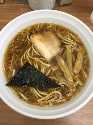 「揚げねぎそば　（680円）」@中華そば・つけめん 甲斐 高円寺店の写真