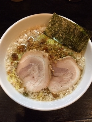 「醤油（750円）　＋こがしネギ（50円）」@宗家一条流 八代目直系 がんこラーメン 町屋店の写真