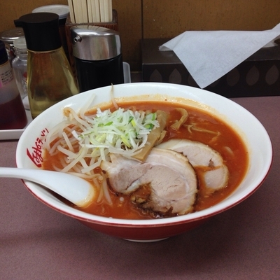 「辛々ラーメン」@くるまやラーメン おゆみ店の写真