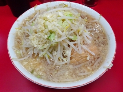 「小ラーメン（730円）ヤサイニンニク」@ラーメン二郎 京急川崎店の写真