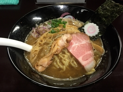 「鯛焼干し中華そば」@おおぜき中華そば店 早稲田店の写真
