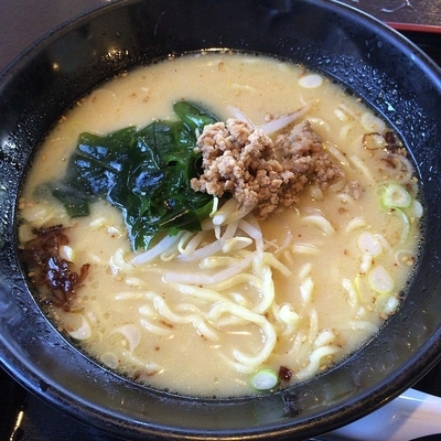 「ラーメンランチ（半チャーハン）味噌　788円」@めの娘 三俣店の写真
