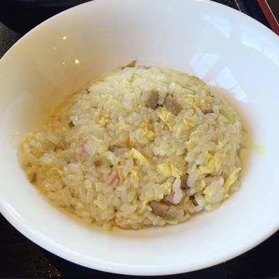 「ラーメンランチ（半チャーハン）味噌　788円」@めの娘 三俣店の写真