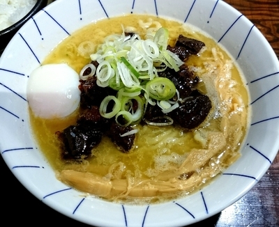 「【限定】豚角煮そば T Style（ライス付き）800円」@二代目 むじゃきの写真