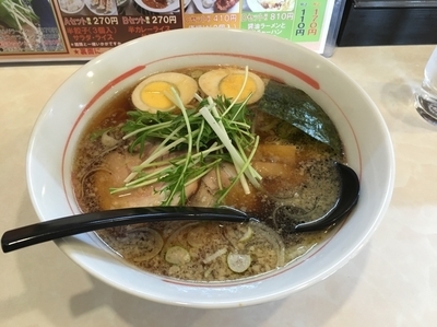 「醤油ラーメン  540円 ＋煮卵 70円」@大龍軒 小作店の写真