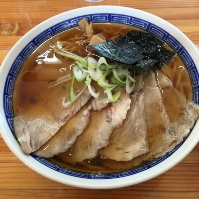 「醤油チャーシュー麺大」@中華そば 田中製麺の写真