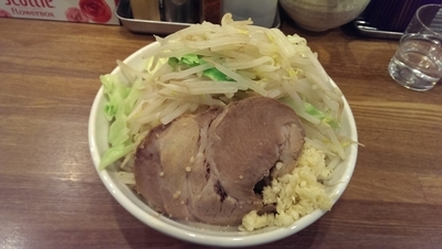 「とんこくラーメン、特盛」@煮干し らーめん てのごい屋 生田店の写真