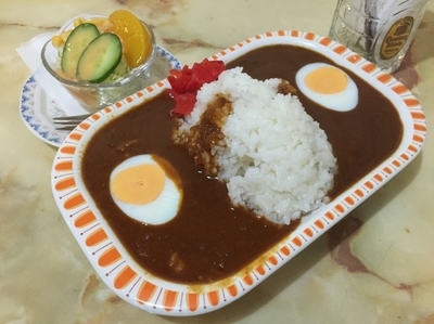 「二色カレー」@喫茶室 マロニエの写真