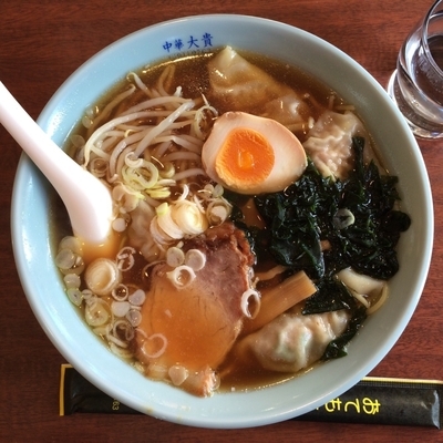 「ワンタンメン700円」@中華大貴の写真