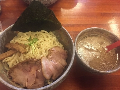 「秋刀魚の燻つけ麺¥850」@豚骨らーめん れんの写真