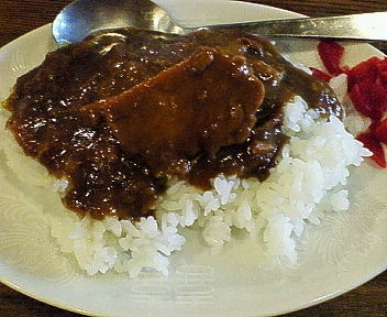 「ミニカレーライス　１８０円」@らーめん穀雨の写真