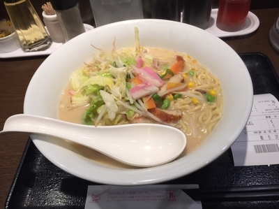 「長崎ちゃんぽん（麺2倍増量400g） 580 円税別」@長崎ちゃんぽんリンガーハット 北千住西口店の写真