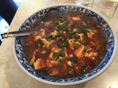 「マーボートーフ麺」@来華の写真