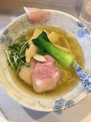 「汐そば750円」@麺処 きなりの写真
