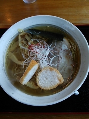 「鶏醤ラーメン(大盛)」@地鶏らーめん 秋津の写真