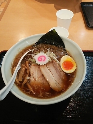 「柚子かおる深谷ネギそば」@IPPUDO NOODLE EXPRESS 蓮田SA店の写真