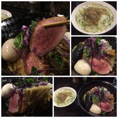 「【限定】合鴨のまぜそば850円漬け生しらすとろろご飯250円」@麺喰屋 澤 水天宮本店の写真