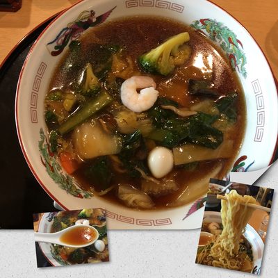 「五目ラーメン¥780」@寒河江SAスナックコーナーの写真