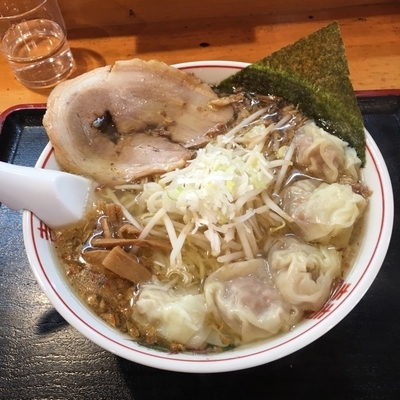 「塩ワンタン麺」@麺家 香湯らーめんの写真