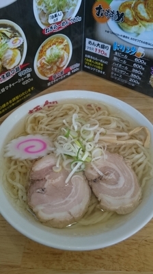 「ラーメン 650円  餃子 400円」@麺処にっ田屋の写真