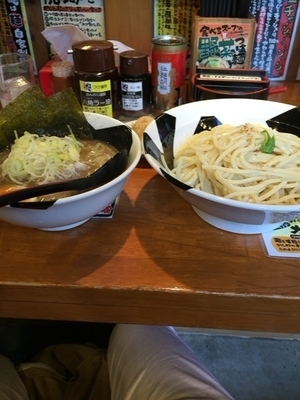 「節つけ麺(節の日にて500円)かしわ玉30円」@つけ麺おんのじ 仙台本店の写真