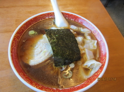 「醤油ワンタンめん」@らーめん 大雅の写真