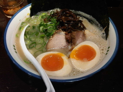 「のりと半熟玉子 太麺 (880円)」@麺の坊 砦の写真