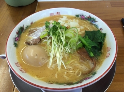 「味玉こってり」@ラーメン専科 竹末食堂の写真