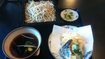 「天せいろ1350円（1250円表記)」@夫婦庵の写真