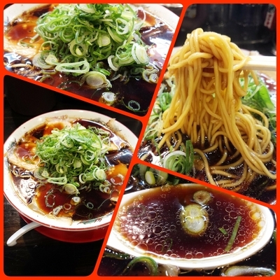 「松本ブラック中華そば」@中華そば マルキ商店の写真