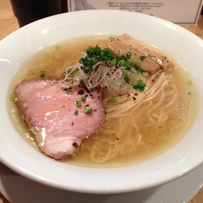 「塩そば（白トリュフの香り） 850円」@Japanese Soba Noodles 蔦の写真