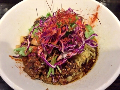 「【夜限定】 汁無し麻辣麺 730円」@麺喰屋 澤 水天宮本店の写真