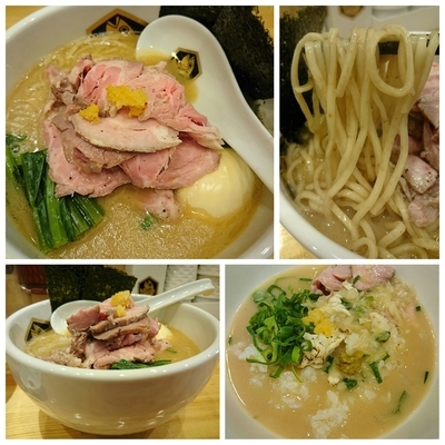 「特製濃厚真鯛らーめん＋真鯛雑炊丼（小）」@真鯛らーめん 麺魚の写真