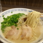 「まるいちラーメン（６５０円）＋ねぎ（１００円）」@麺家 まるいちの写真