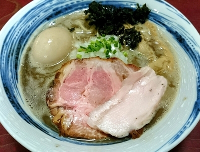 「【限定】濃厚うるめ鶏そば 850円」@麺屋 むじゃきの写真