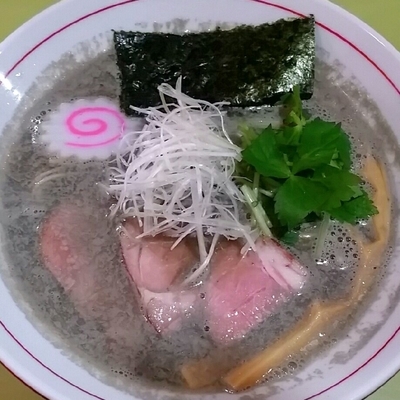 「濃い煮干しそば　７８０円」@溝ノ百合の写真