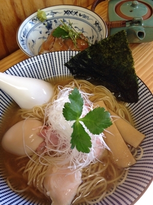 「【限定】鯛煮干しそば(優) お茶漬け付き  1000円」@中華そば よしかわの写真